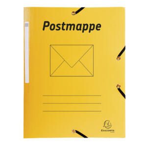 Exacompta Postmappe A4 PP gelb