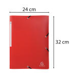 Exacompta Sammelmappe Opak A4 mE rot