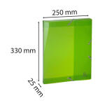Exacompta Archivbox Iderama PP R25mm anis