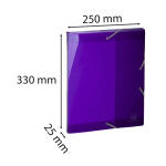 Exacompta Archivbox Iderama PP R25mm violett