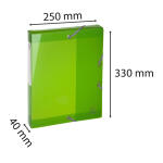 Exacompta Archivbox Iderama PP R40mm anis