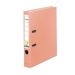 Falken Falken PP-Color-Ordner A4, S50, VEGAN, mit Einsteckschild lachs