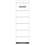 Falken Falken Einsteck-Rückenschild, breit, 54 x 190mm, 10er Poly weiß