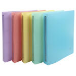Exacompta Ringb 4R 30mm PP A4 Chrom. Pastell