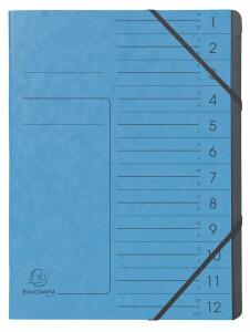 Exacompta Ordnungsm A4 12T CleanSafe blau