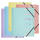 Exacompta Fächermappe PP 6F Chrom.Pastel