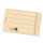 Falken Falken Trennblätter A5quer, 180g/m² , Lochrand hinterklebt, 100er Poly chamois
