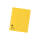 Falken Falken Trennblätter, 24 x 30cm, 230g/m², durchgefärbt, 100er Poly gelb