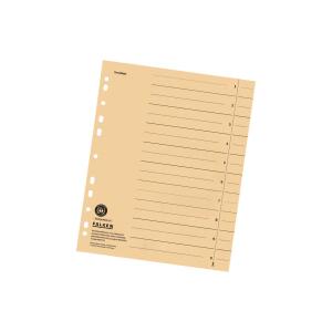 Falken Falken Trennblätter, 24 x 30cm, 230g/m², durchgefärbt, 100er Poly chamois