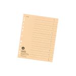 Trennblätter, 24 x 30cm, 230g/m², durchgefärbt, 100er Poly chamois