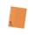 Falken Falken Trennblätter, 24 x 30cm, 230g/m², durchgefärbt, 100er Poly orange