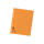 Falken Falken Trennblätter, 24 x 30cm, 230g/m², durchgefärbt, 100er Poly orange