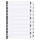 Exacompta Register A5 Karton 10tlg 1-10 weiss