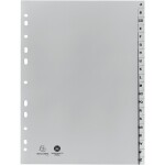 Exacompta Register A4 20tlg A-Z PP grau