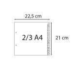 Exacompta Register PP 20Tb A4 grau