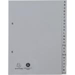 Exacompta Register A5 24 tlg. A-Z PP grau