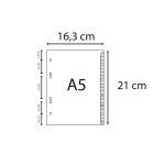 Exacompta Register A5 24 tlg. A-Z PP grau