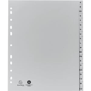 Exacompta Register A4+ 20tlg A-Z PP grau
