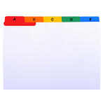 Exacompta 25 Trennbl A-Z Karton w 117x148mm