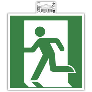 Exacompta Klebeschild Evakuierung link 20cm