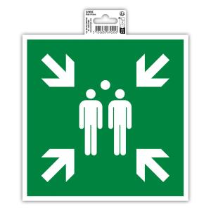 Exacompta Klebeschild Sammelplatz 20cm