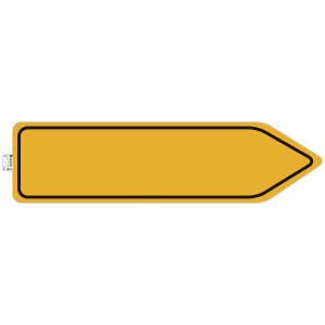 Exacompta Klebeschild Zwangsumlauf 100cm