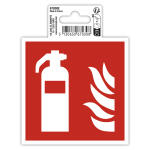 Exacompta Klebeschild Feuerlöscher 10cm