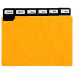 Exacompta Trennbl Manila 75x125mm alphab hor
