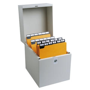 Exacompta Box f. 500 Karteik Metall 155x210