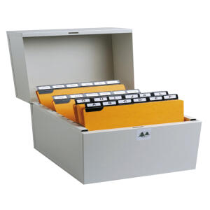Exacompta Box f. 500 Karteik Metall 174x210