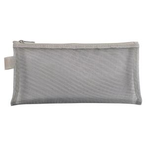 Exacompta Nylonhülle 8x18 Reißverschluss silber