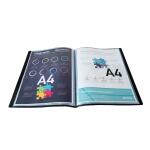 Exacompta Sichtmappe OPAK PP A4 40 Hüllen sw