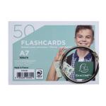 Exacompta Flashcards A7 lin 50St/Pk sort