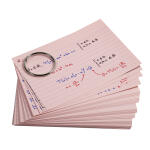Exacompta Flashcards A6 lin 50St/Pk sort