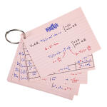 Exacompta Displ 38 Pk50 FlashcardsA6/A7 sort