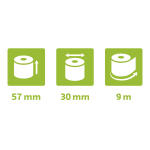 Exacompta Thermorolle1L 55g 57x30mm-9m oPhe