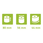 Exacompta Thermorolle1L 55g 80x60mm-44m oPhe