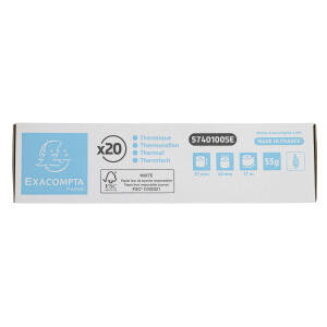 Exacompta Rolle 1lg therm 55g 57x17mx12 per5