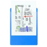 Exacompta Klemmbrett-Pocketclip A4 blau
