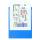 Exacompta Klemmbrett-Pocketclip A4 blau