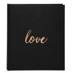 Exacompta Gästebuch gold 21x19 Love sw 100S