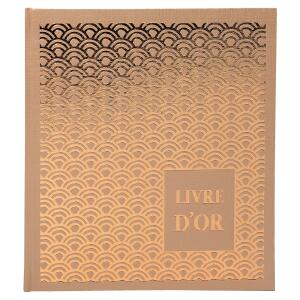 Exacompta Gästeb 140S gold 21x19 Palmyre nude arc