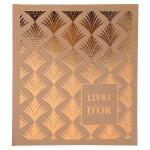 Exacompta Gästeb 140S gold 21x19 Palmyre nude palm