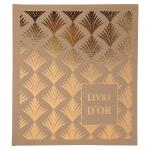 Exacompta Gästeb 140S gold 21x19 Palmyre nude st