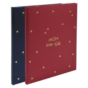 Exacompta Gästebuch 100S gold 27x22 Life sort