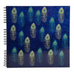 Exacompta Spiralalbum 60S sw 32x32 Pfau dblau