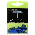 Exacompta Reißnägel Ø12mm blau 40 St