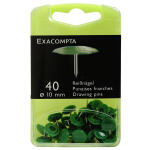 Exacompta Reißnägel Ø12mm grün 40 St