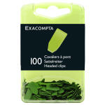 Exacompta Kartenreiter Sattel grün 100St