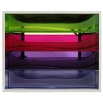 Exacompta ECOBOX mit 4 Laden grau/harlekin trans.